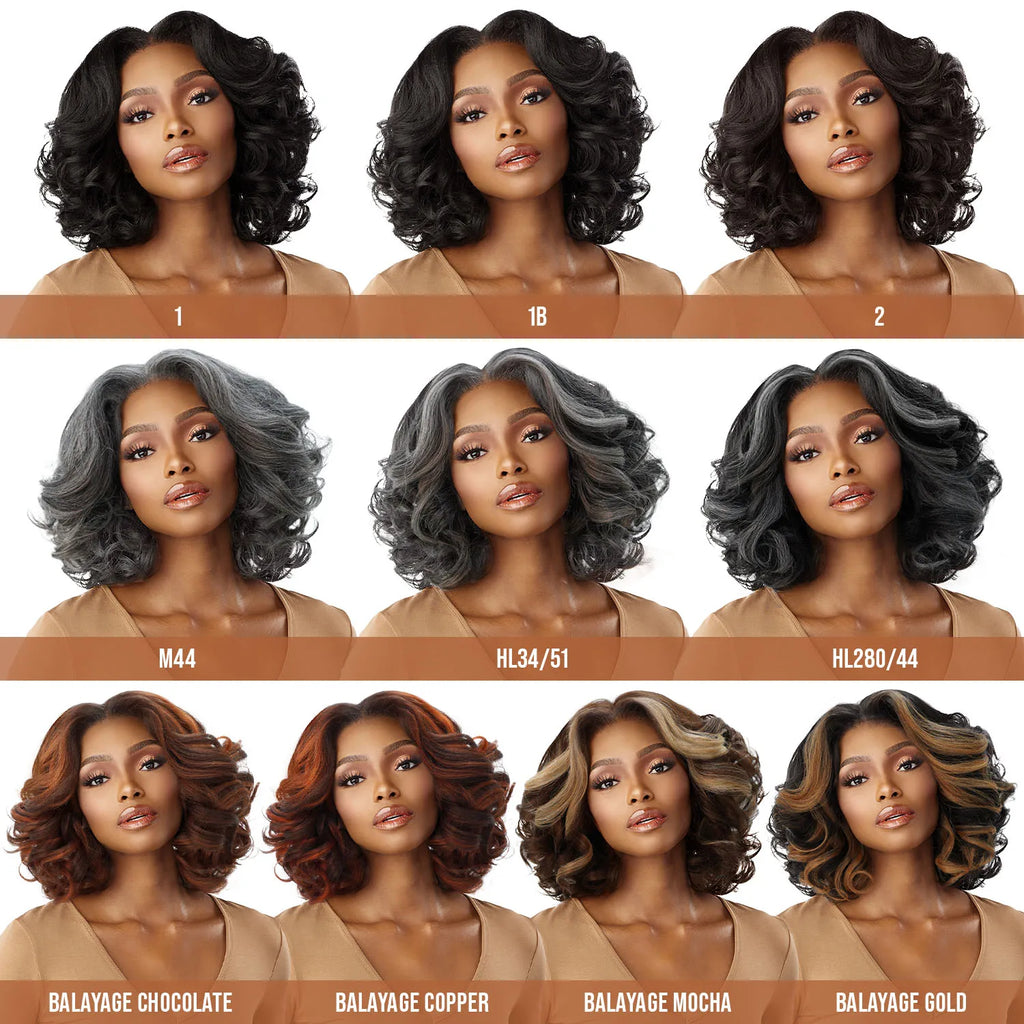 Sensationnel Curls Kinks N Co Glueless HD Lace Front Wig 13X6 Kinky Body Wave 14" – Kinky Edges, Kinky Texture, Pre-Plucked