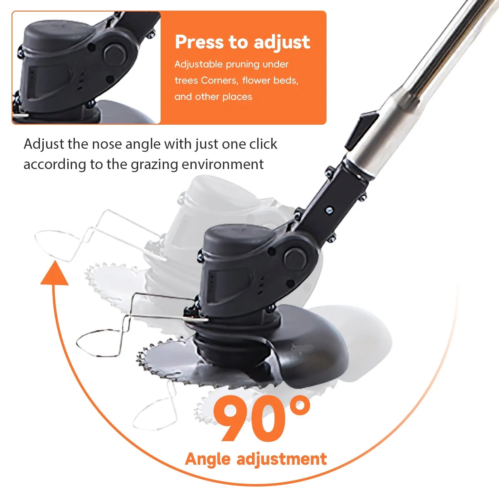 850W/650W Electric Cordless Grass Trimmer 18000PRM Handheld fuel Cup Adjustable Weeder Garden Tool With 2PCS 21V Battery