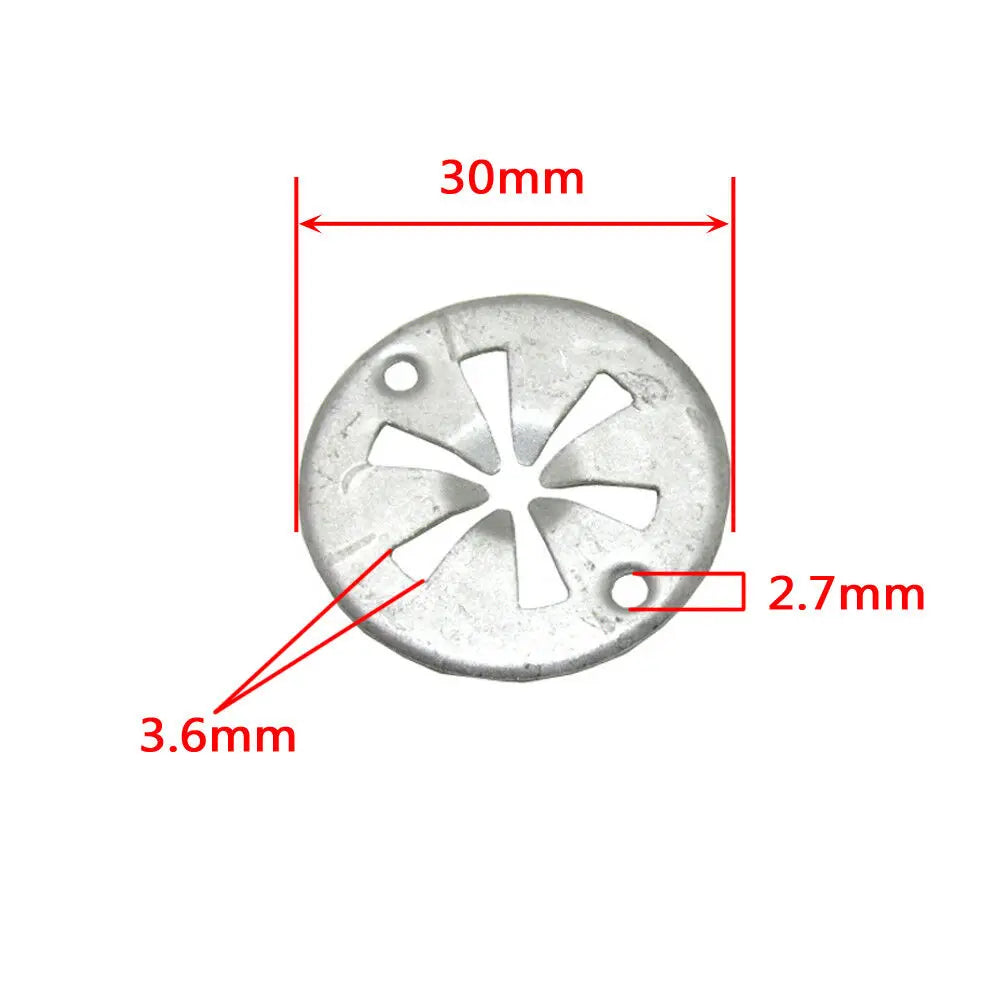 20pcs Car Seat Metal Clamping Plate Washer Cover Mounting Clips Heat Shield N903-350-04 N90335006 For Audi Ford Seat Skoda VW