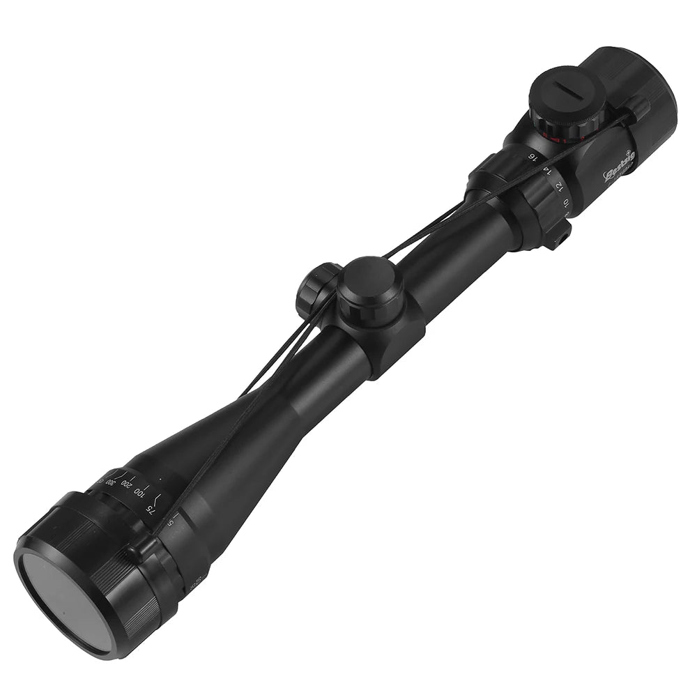 4-16X40 AOEG Rifle Scopes Red and Green Illuminated Hunting Scopes Tactical Optical Scope Riflescopes Airsoft Sight
