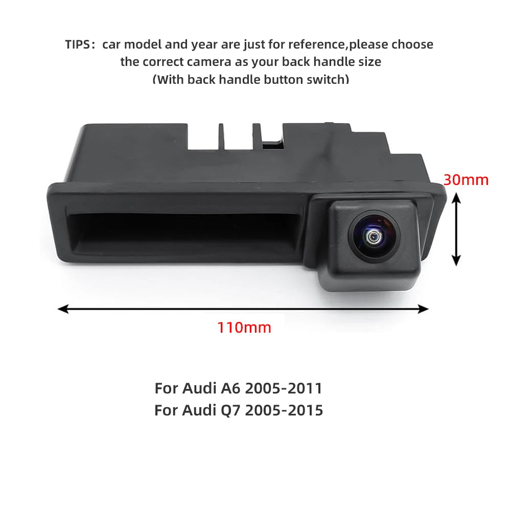 BONROAD 170 Degree Car Rear Camera For Audi A4 B8 Q3 Q5 A5 A8 S5 A3 A6 C7 A7 Volkswagen Parking Backup Trunk Handle Camera