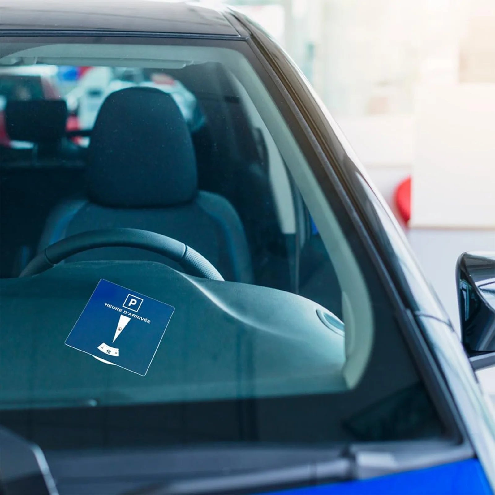 1Pcs or 2Pcs Blue Parking Disc Paper Parking Permits with 'P' Symbol And Measurement Markings for Vehicle Parking Permit Discs