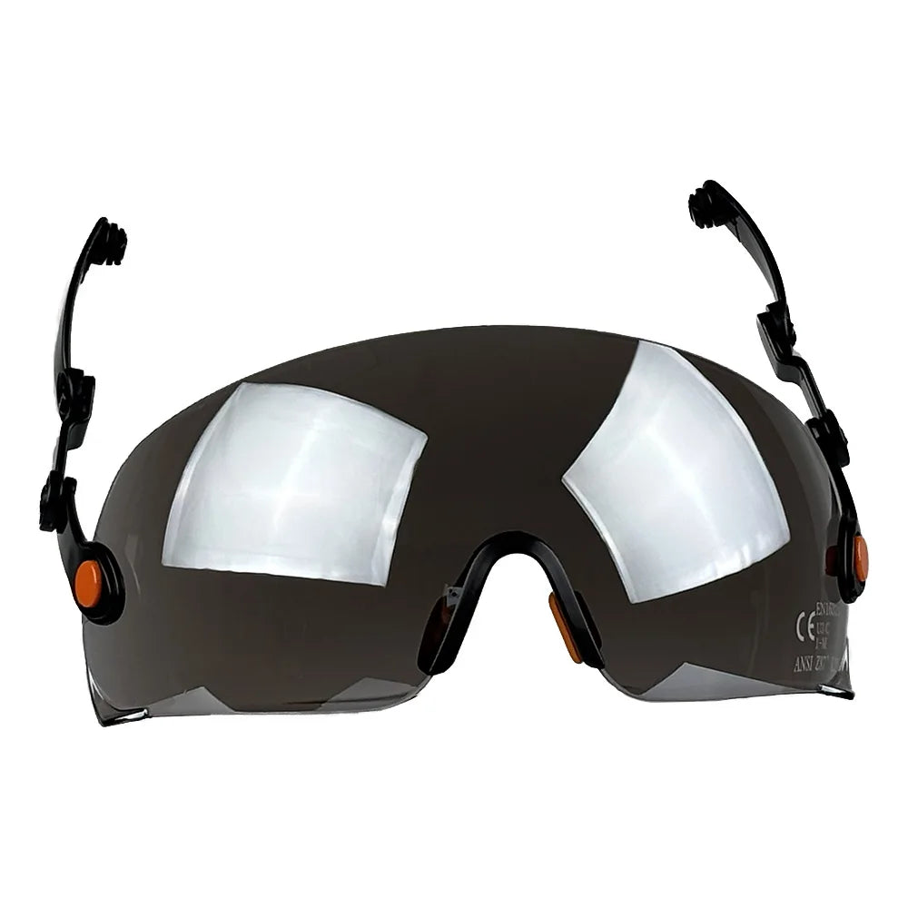 CE Visor fo Safety Helmet Construction Hard Hat Accessories Safety Goggles for Helmet Replacement PC Material Eye Protector ANSI