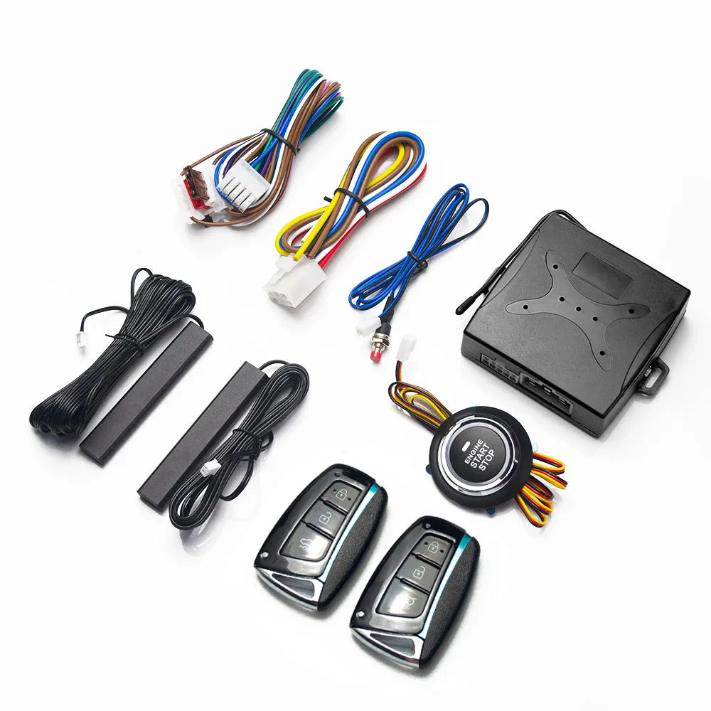 Car Alarm keyless entry start Systems Remote Central Door Lock Keyless System Auto Car SUV Anti-theft Tunning parts PKE