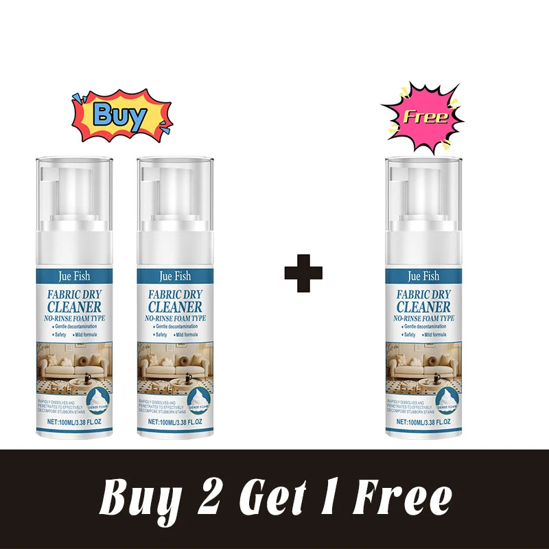 Decontamination Without Water DetergentFabric Sofa Dry Cleaning Foam Multi-function Detergent Carpet Curtain