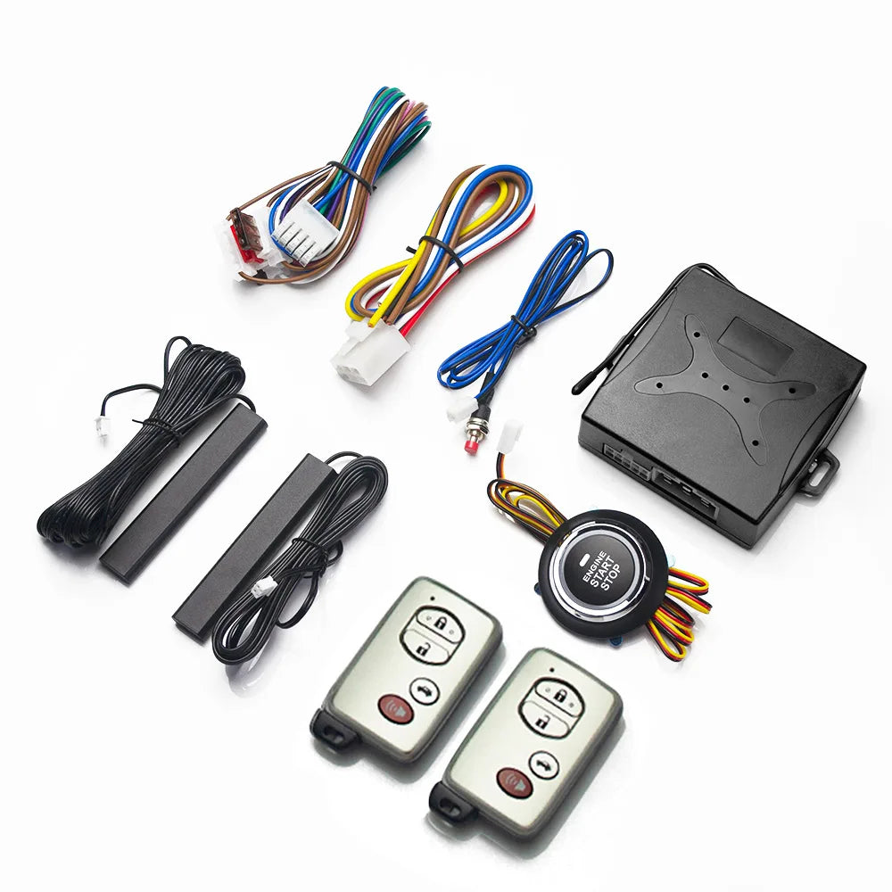 Car Alarm keyless entry start Systems Remote Central Door Lock Keyless System Auto Car SUV Anti-theft Tunning parts PKE