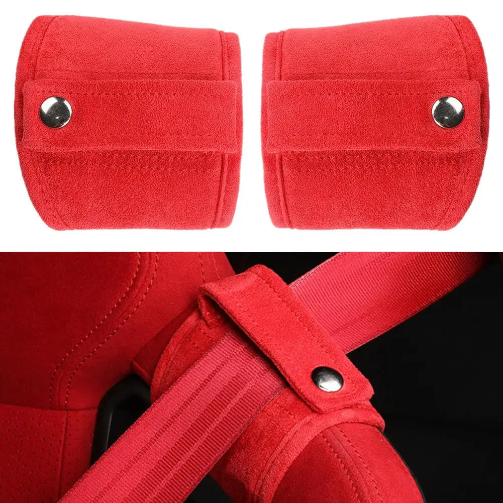 1 Pair Car Seat Belt Protective Cover Safety Seat Belt Holder For Honda 11th Civic FL5 Car Interior Accessories