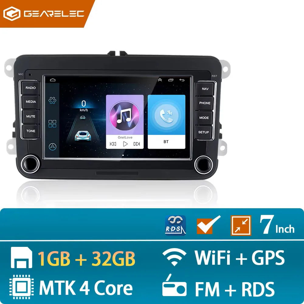 2 Din Android Car Radio Multimedia Player GPS WiFi Carplay For VW Volkswagen Skoda Octavia golf 5 6 touran passat B6 polo Jetta