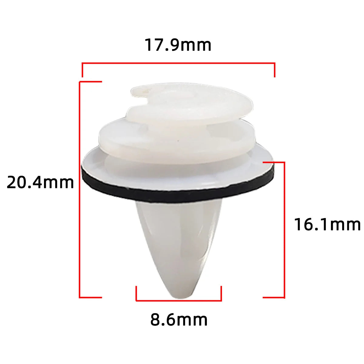 20/50Pcs Clips 9mm Hole Door Panel Clips Auto Fastener Clip for Peugeot 206 207 208 308 407 408 Accessories