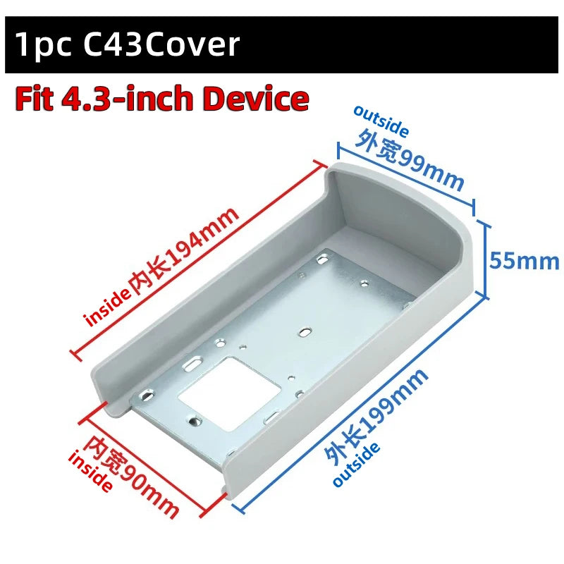5YOA Outdoor Weatherproof Cover Waterproof Dustproof Sun Protection Shield Universal for RFID Keypad Fingerprint Access Control