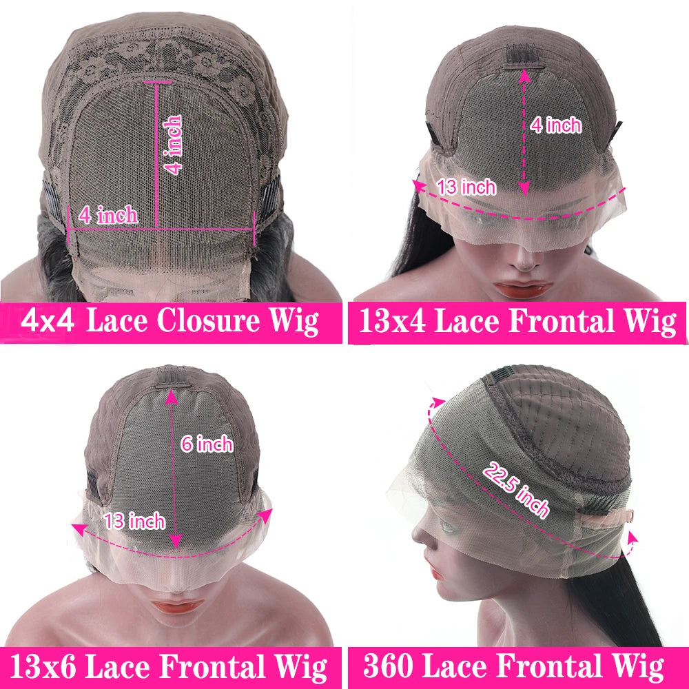 Brown Straight 13x4 Hd Lace Front Human Hair Wigs For Women 100% Brazilian Chocolate Brown 13x6 HD Lace Frontal Wigs Pre Plucked