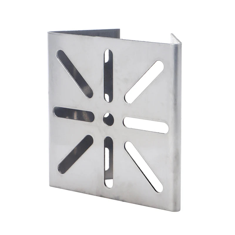 1 Set For Outdoor Pole Monitoring Bracket Univsesial Adapter Plate 100/200mm Long Hoop With Stainless Steel Camera Mount Panel