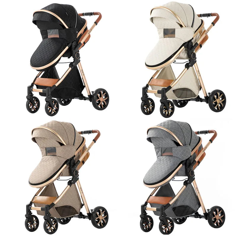 baby stroller Baby carriage Lightweight stroller Baby cars 3 in 1 mother kids Multifunctional luggage stroller baby cart pram