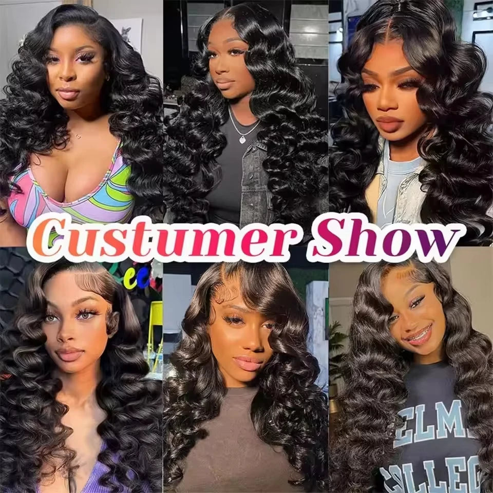 14A Loose Deep Wave Human Hair Bundles 30 34 Inch Raw Virgin 100% Brazilian Human Hair Water Wave Bundles Weave Extensions