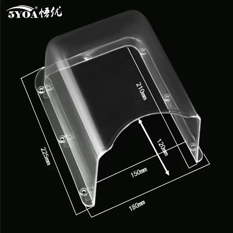 5YOA Outdoor Weatherproof Cover Waterproof Dustproof Sun Protection Shield Universal for RFID Keypad Fingerprint Access Control