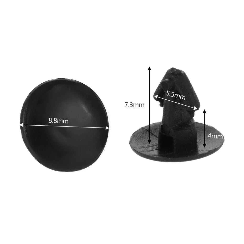 15PCS Door Rubber Seal Strip Clamp Plastic Fastener For Nissan Teana Sylphy Tiida,Geniss,Livina,Qashqai X-trail