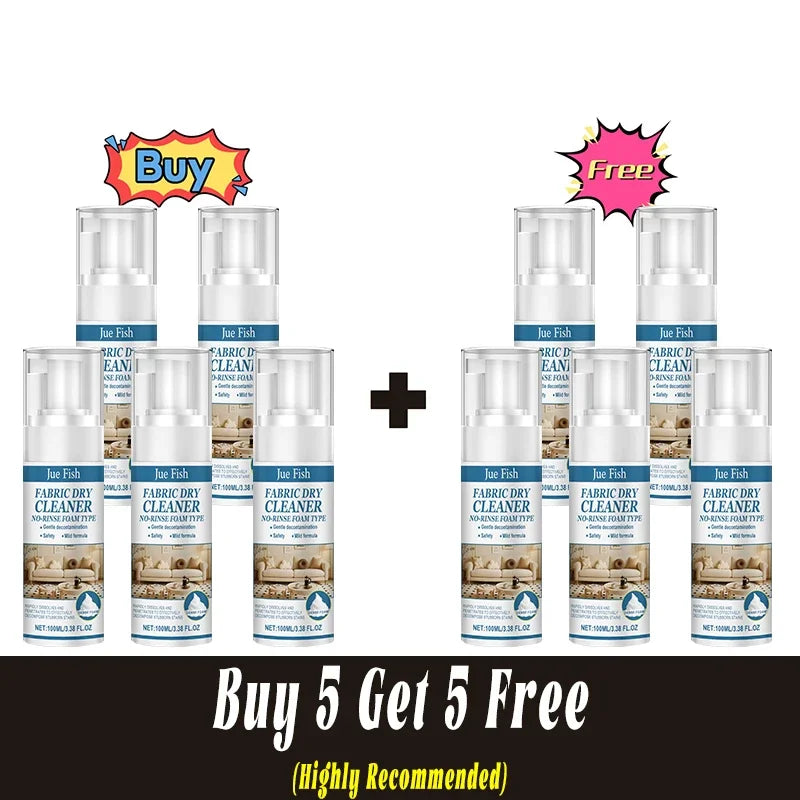 Decontamination Without Water DetergentFabric Sofa Dry Cleaning Foam Multi-function Detergent Carpet Curtain