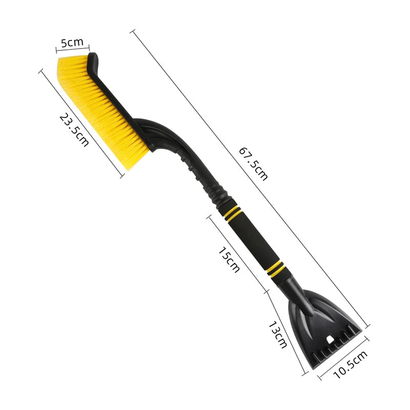 2 in 1 Multi-Functional Car Snow Removable Brush Winter Car Ice Shovel Extendable Ice Scraper Car Cleaning & Maintenance Tools