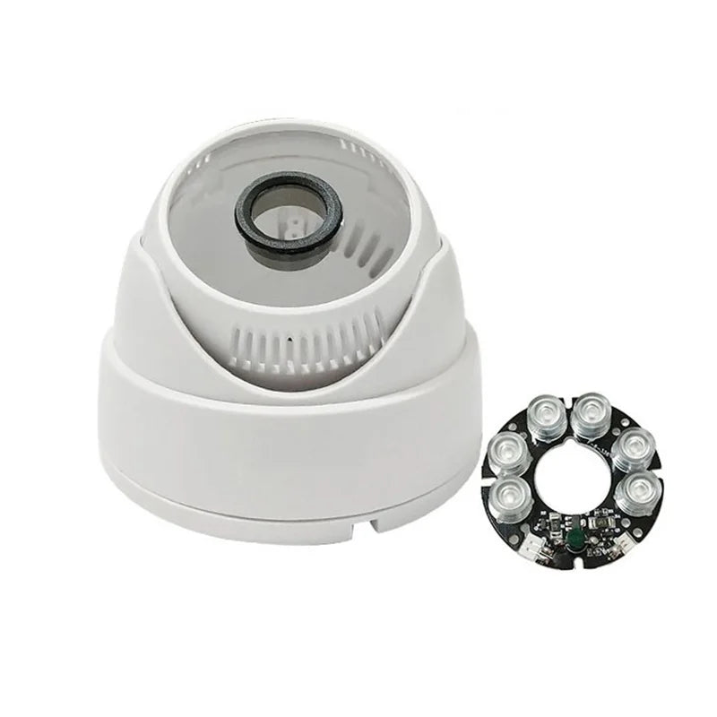 DIY CCTV Dome Camera Housing ABS surveillance camera case housing With IR Led For 38x38MM 32x32MM CCD/CMOS Chipset