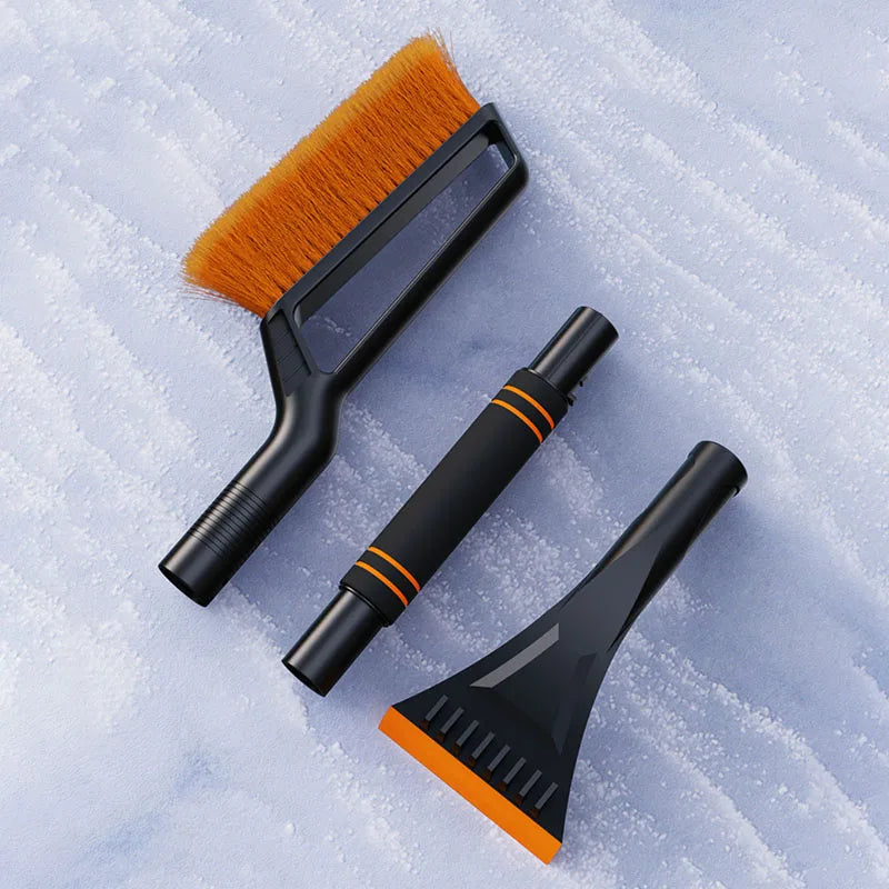 2 in 1 Multi-Functional Car Snow Removable Brush Winter Car Ice Shovel Extendable Ice Scraper Car Cleaning & Maintenance Tools