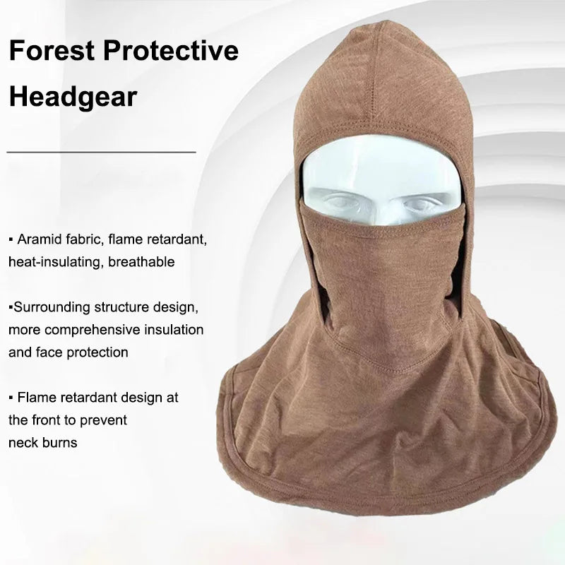 Aramid Fiber Full Protective Welding Hood Washable Breathable Welding Neck Cover Flame Retardant Protective Welding Cap