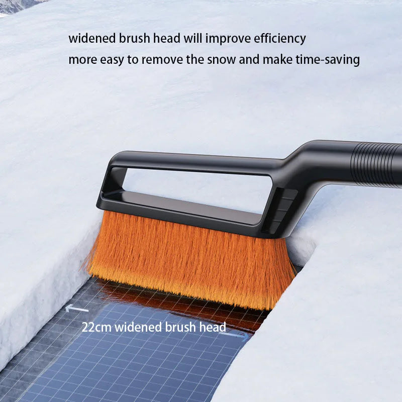 2 in 1 Multi-Functional Car Snow Removable Brush Winter Car Ice Shovel Extendable Ice Scraper Car Cleaning & Maintenance Tools