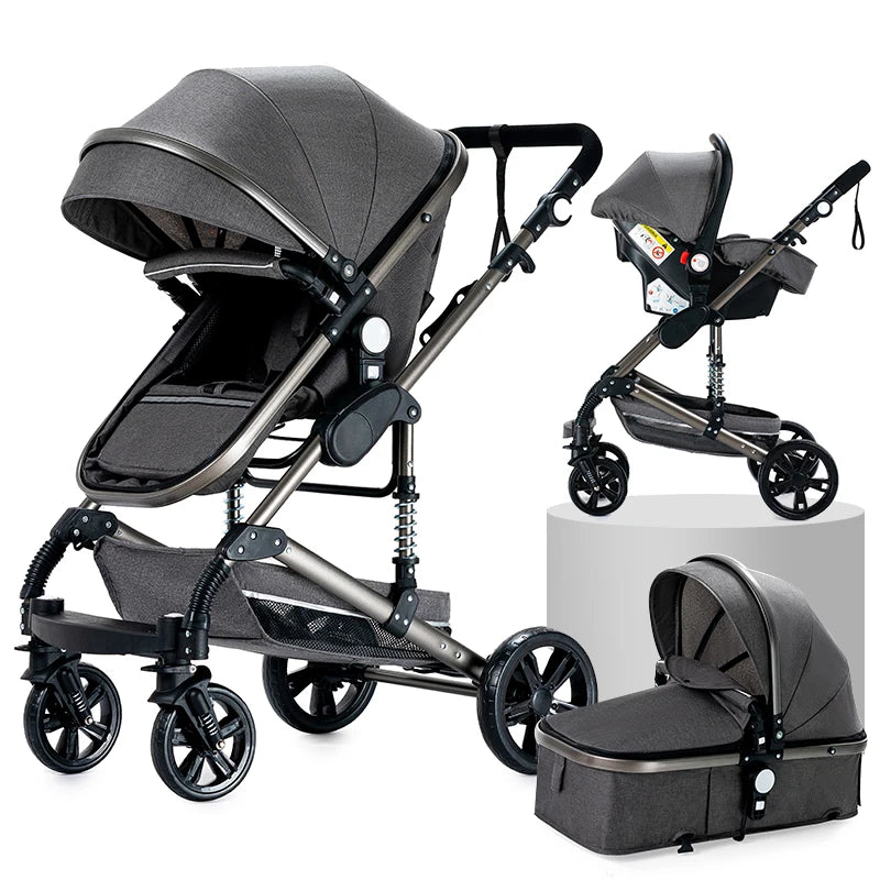 baby stroller Baby carriage Lightweight stroller Baby cars 3 in 1 mother kids Multifunctional luggage stroller baby cart pram