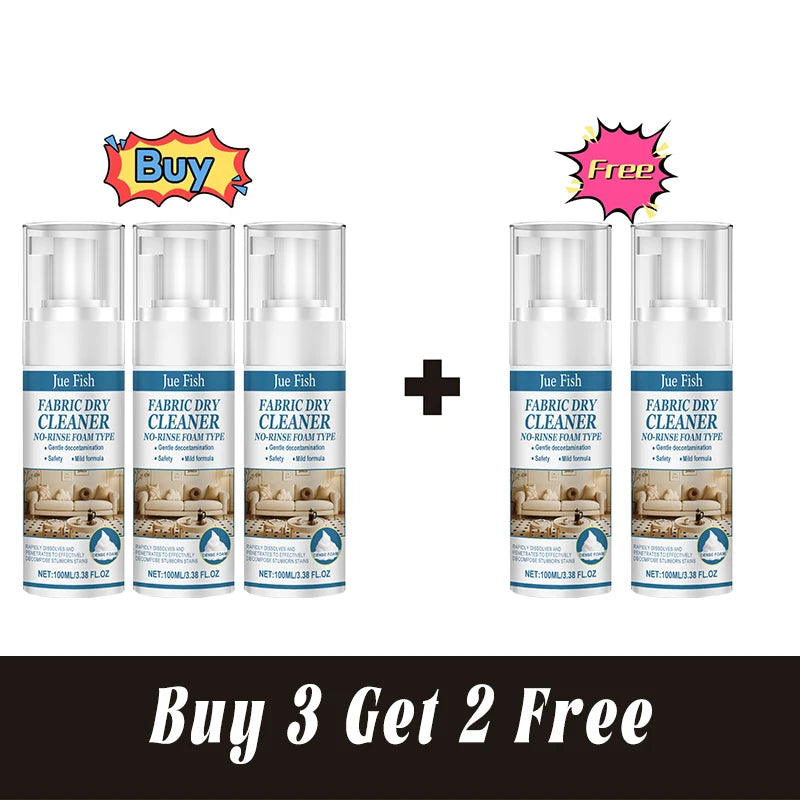 Decontamination Without Water DetergentFabric Sofa Dry Cleaning Foam Multi-function Detergent Carpet Curtain