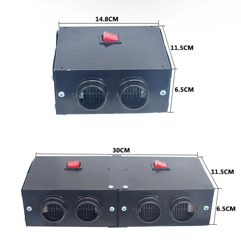 12V 500W Auto Car Electric Heater Defroster Demister Heating Warmer Car Dryer Fan Heater Windscreen Defroster