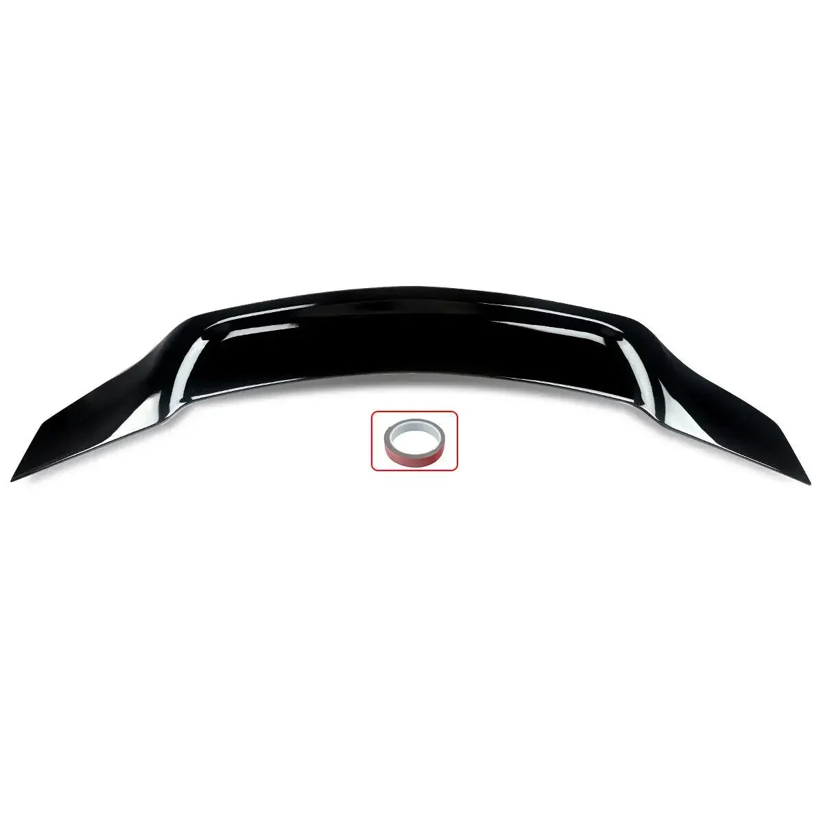 Duckbill RT Style Trunk Spoiler Lip Gloss Black For 2008-2014 Mercedes Benz W204