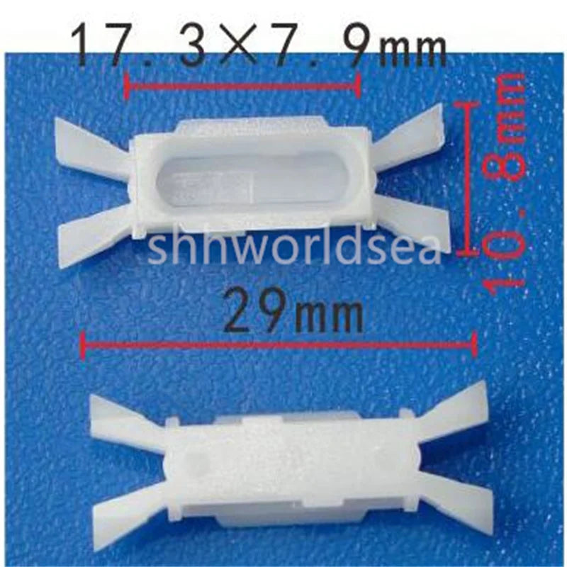 100PCS Door Seal Sealing Clip Rubber Gasket Clamp Side Plastic Strip Plastic Fastener Clip For Renault Fiat 7078732 7701408860