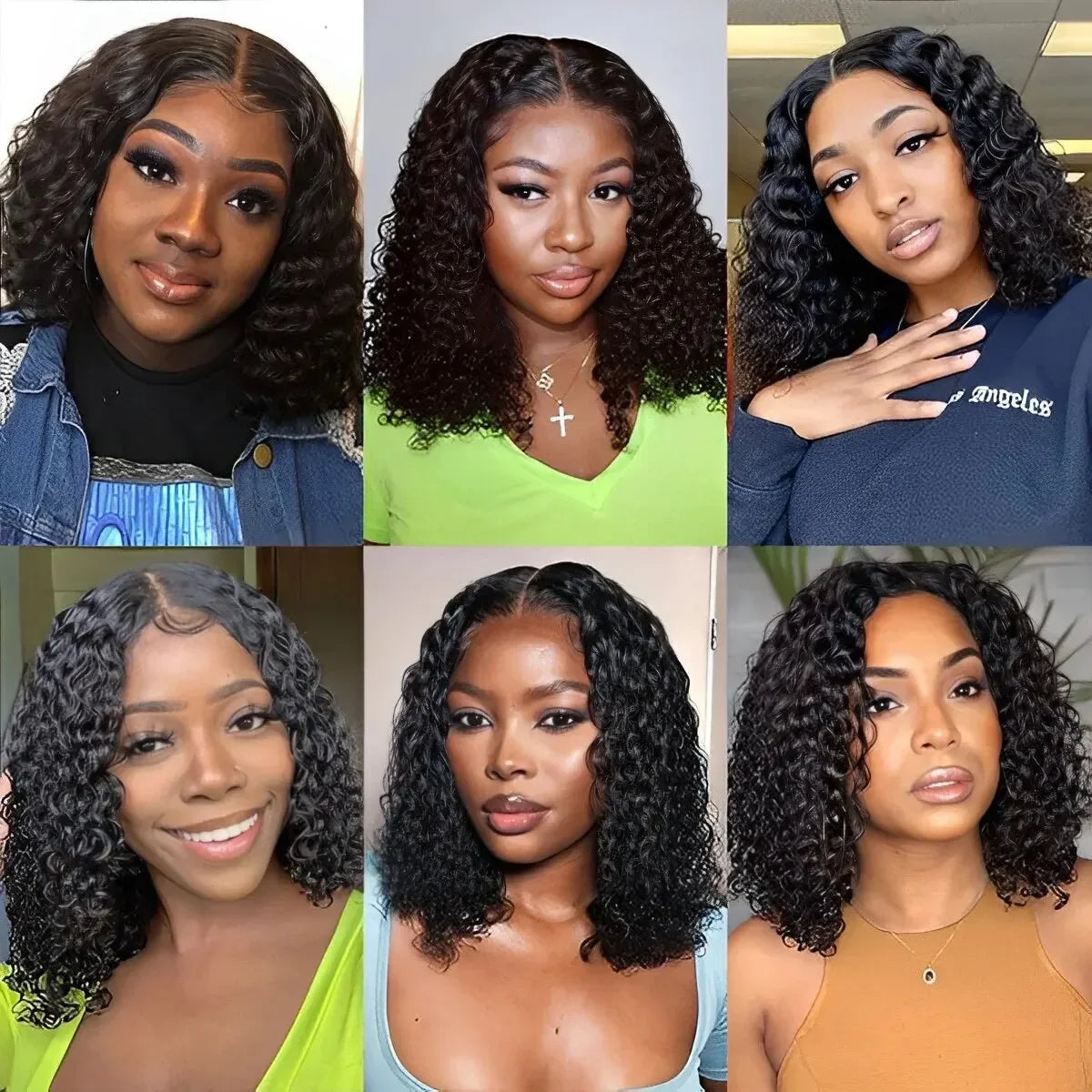 Peruvian Short Kinky Curly Virgin Hair Bundles With Closure 100% Unprocessed Hair Weft Extension Humain Hair Natural Black