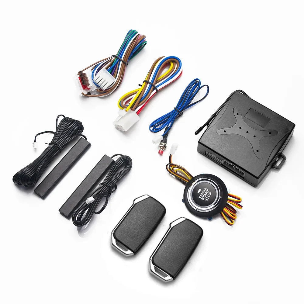 Car Alarm keyless entry start Systems Remote Central Door Lock Keyless System Auto Car SUV Anti-theft Tunning parts PKE