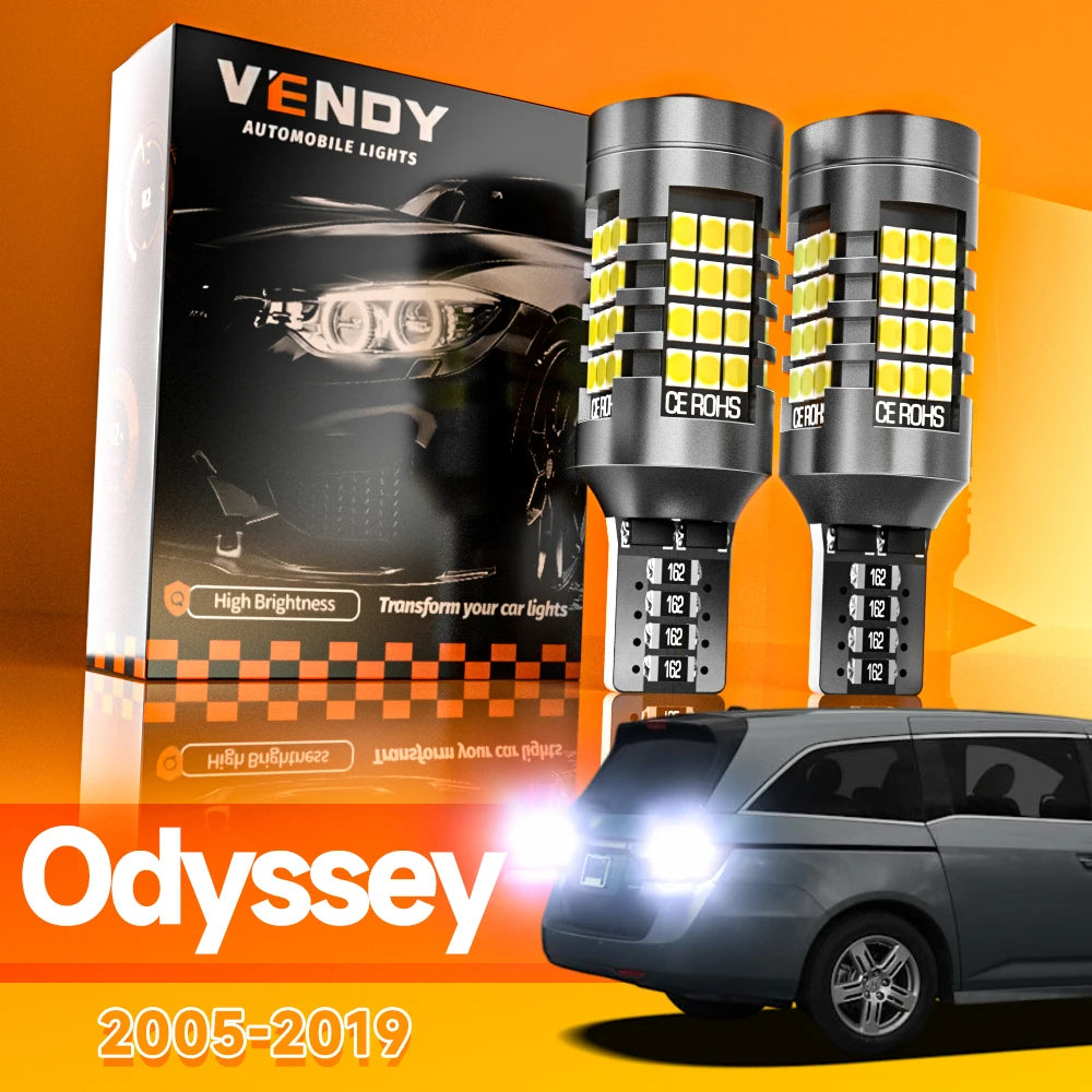 2pcs For Honda Odyssey 2005-2019 LED Reverse Light Backup Lamp 2007 2008 2010 2011 2012 2013 2014 2015 2016 Canbus Accessories