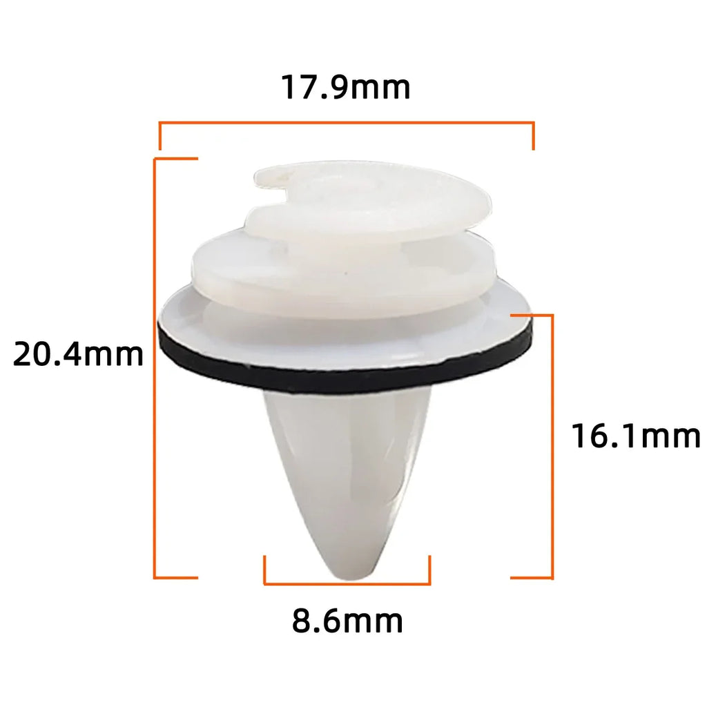 20/50/100pcs Door Panel Clips Automotive Fasteners Rivets And Fasteners Door Panel Rivets With Sealing Rings Bumper Clips