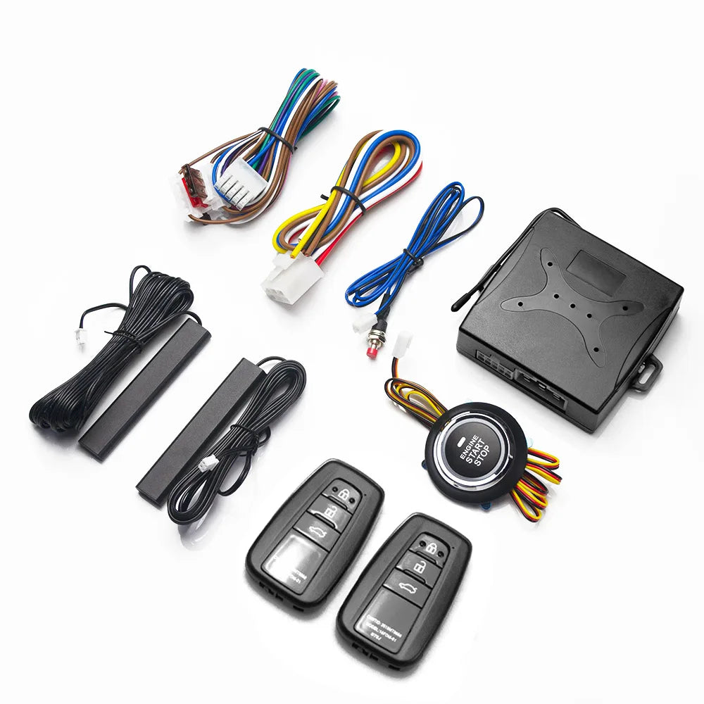 Car Alarm keyless entry start Systems Remote Central Door Lock Keyless System Auto Car SUV Anti-theft Tunning parts PKE