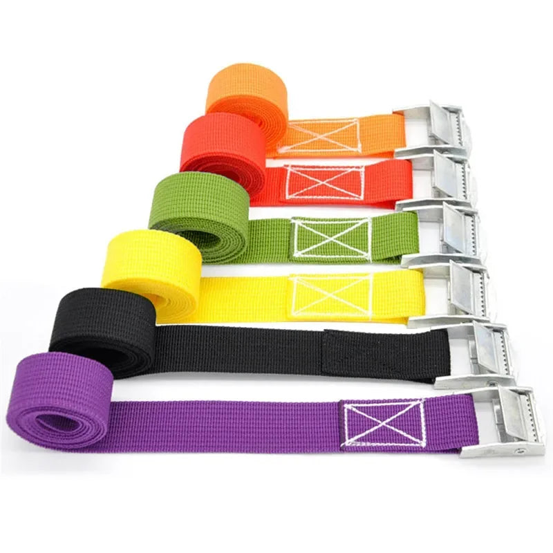 1Meters Buckle Tie-Down Belt Cargo Straps for Car Truck Motorcycle Bike Tow Rope Binding Belt Auto Luggage Bag Fixed Strap