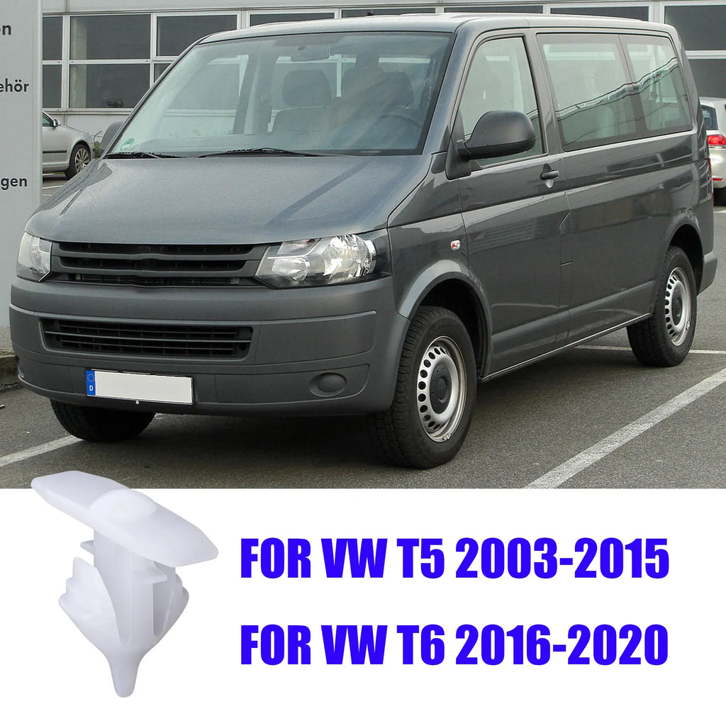 7H0837485 Interior Fastener Front Door Rubber Weatherstrip Seal Clip Retainer For VW Transporter/Caravelle T5 T6