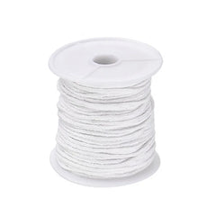 1 Roll 61m Cotton Braid Candle Wick Core Spool 2mm Width Non-Toxic Environmental DIY Oil Lamps Handmade Candle Making Supplies