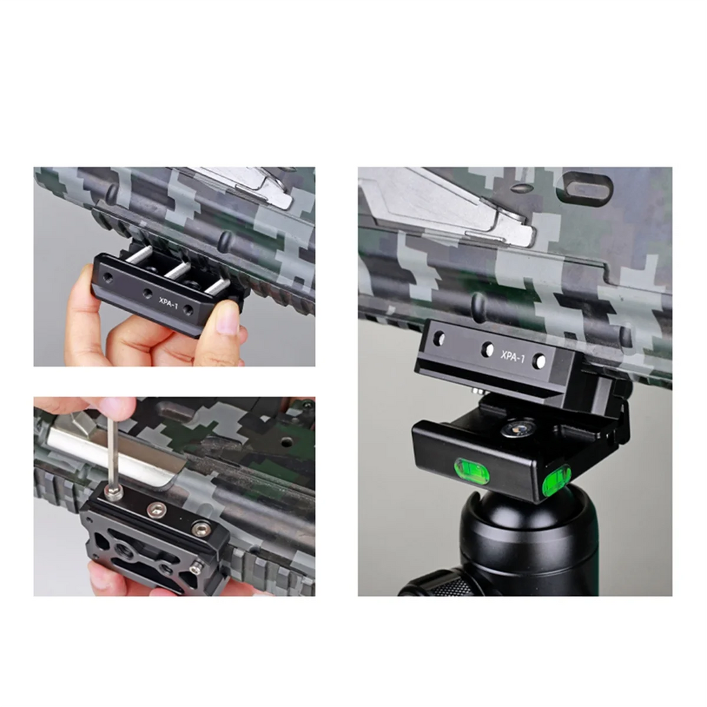 A03R Picatinny Arca Plate Picatinny Convert to ARCA Quick Release Plate Rail Hunting Tripod Dovetail Mount Adapter