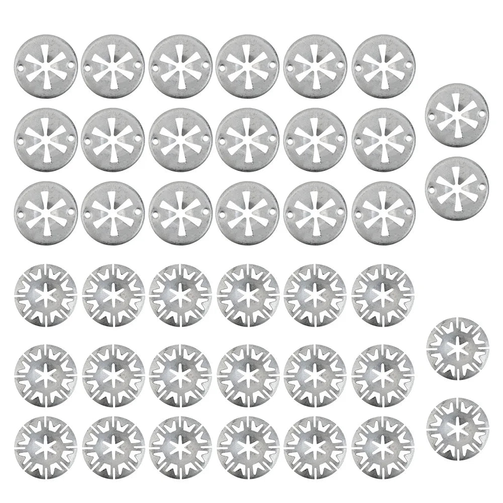 40sets Heat Shield Repair Kit Thermal Protection Plate Mounting Clips Heat Plate Shield Washer Attachment Repair Kit Auto Fasten