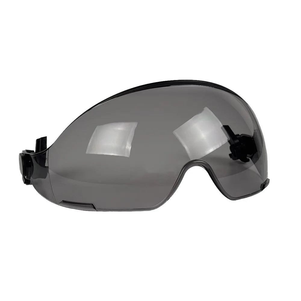 CE Visor fo Safety Helmet Construction Hard Hat Accessories Safety Goggles for Helmet Replacement PC Material Eye Protector ANSI