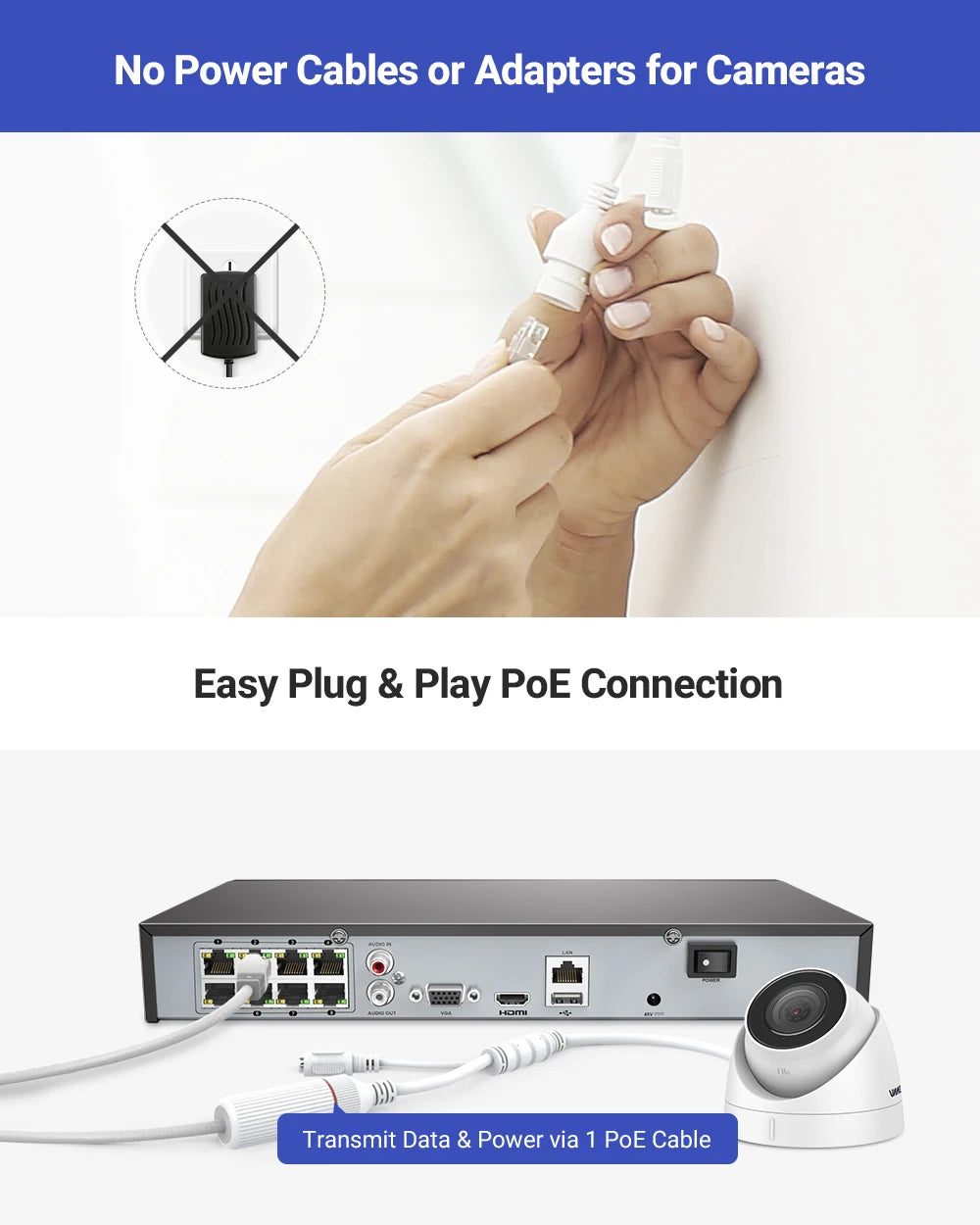 ANNKE 16CH 5MP POE NVR Kit Security Camera System Two Way Audio H.265+ 5MP IP Camera 4K NVR Outdoor CCTV Video Surveillance Set