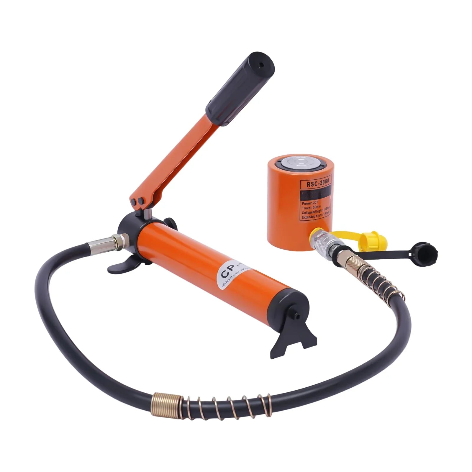 10T/20T Hydraulic Ram Cylinder Jack with CP-180 Hand Pump. Ideal for machinery & shipbuilding, offers reliable lifting.