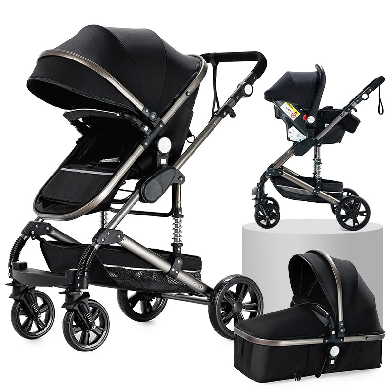 baby stroller Baby carriage Lightweight stroller Baby cars 3 in 1 mother kids Multifunctional luggage stroller baby cart pram