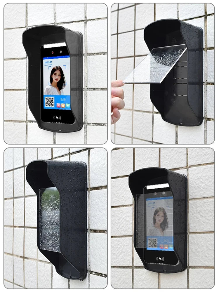 5YOA Outdoor Weatherproof Cover Waterproof Dustproof Sun Protection Shield Universal for RFID Keypad Fingerprint Access Control