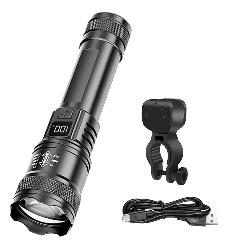 Bicycle Light P50 LED Front USB Rechargeable MTB Mountain Bicycle Lamp 2000LM Bike Headlight Flashlight Cycling Scooter Tail