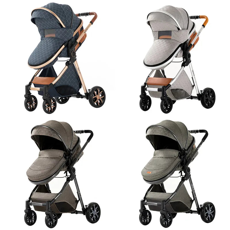 baby stroller Baby carriage Lightweight stroller Baby cars 3 in 1 mother kids Multifunctional luggage stroller baby cart pram