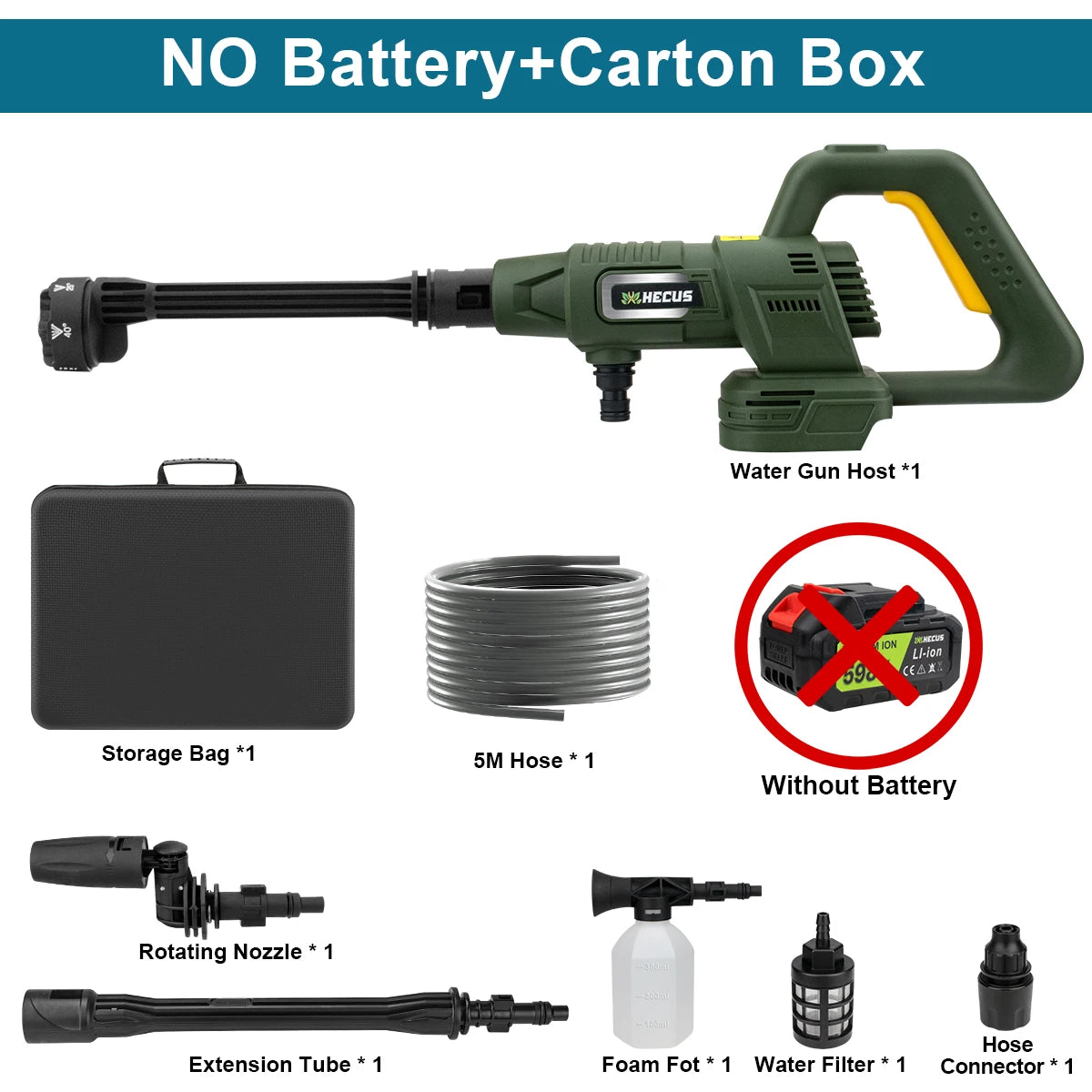 200Bar 3Gear Digital Display Brushless Electric High Pressure Washer Car Washing Gun Garden Water Gun for Makita 18V Battery Pin