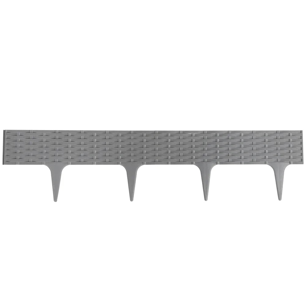 1/2/4pcs Garden Edging Border Imitation Rattan Fence Panel Patio Outdoor Grass Barrier Landscape Lawn Flower Gardening Supplies